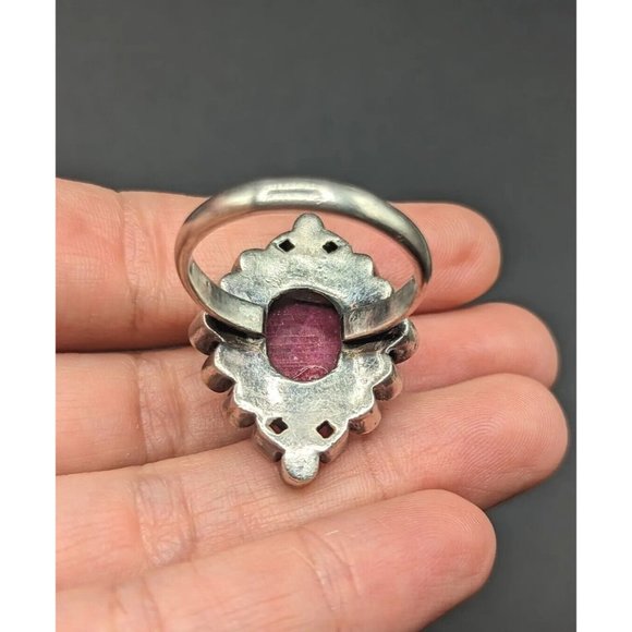 Nicky Butler NB Sterling Silver 925 Multi Gemstone Statement Ring Size 12 - Picture 5 of 10